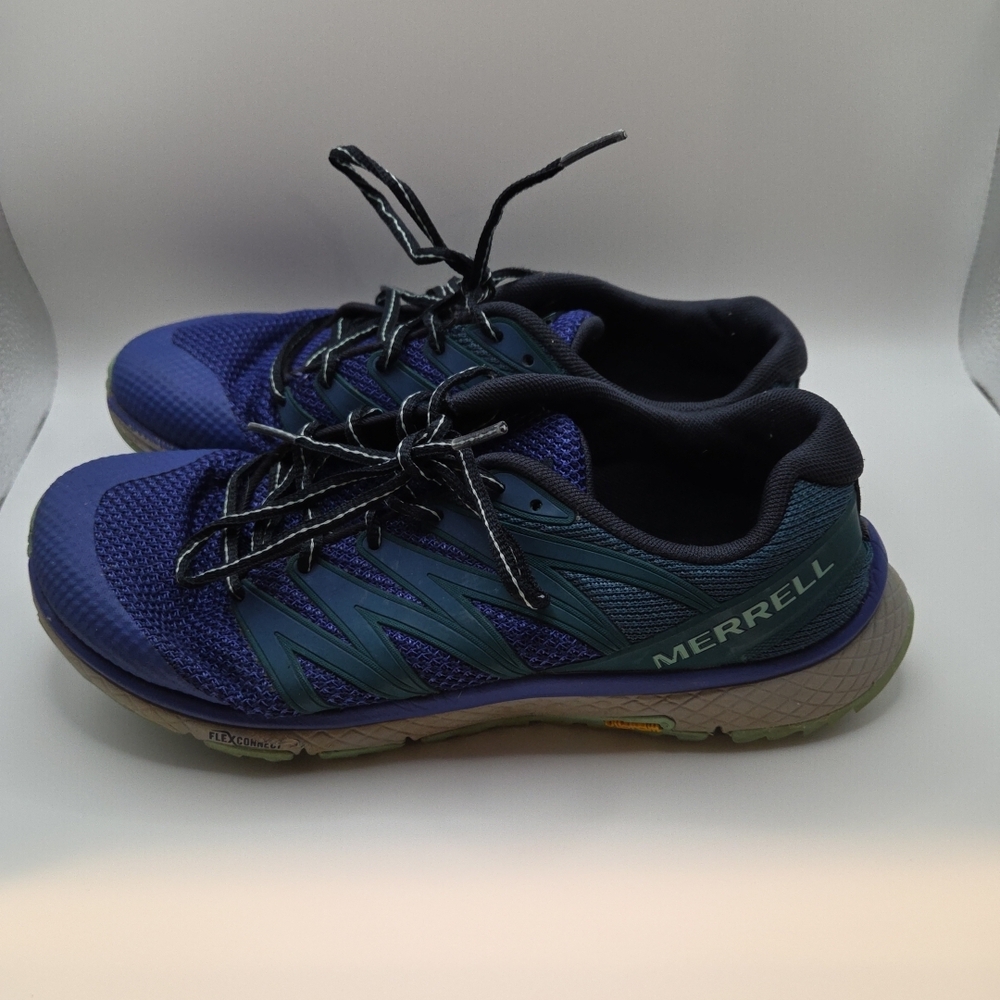 Merrell Blue and Green Athletic Shoes - Picture 3 of 6
